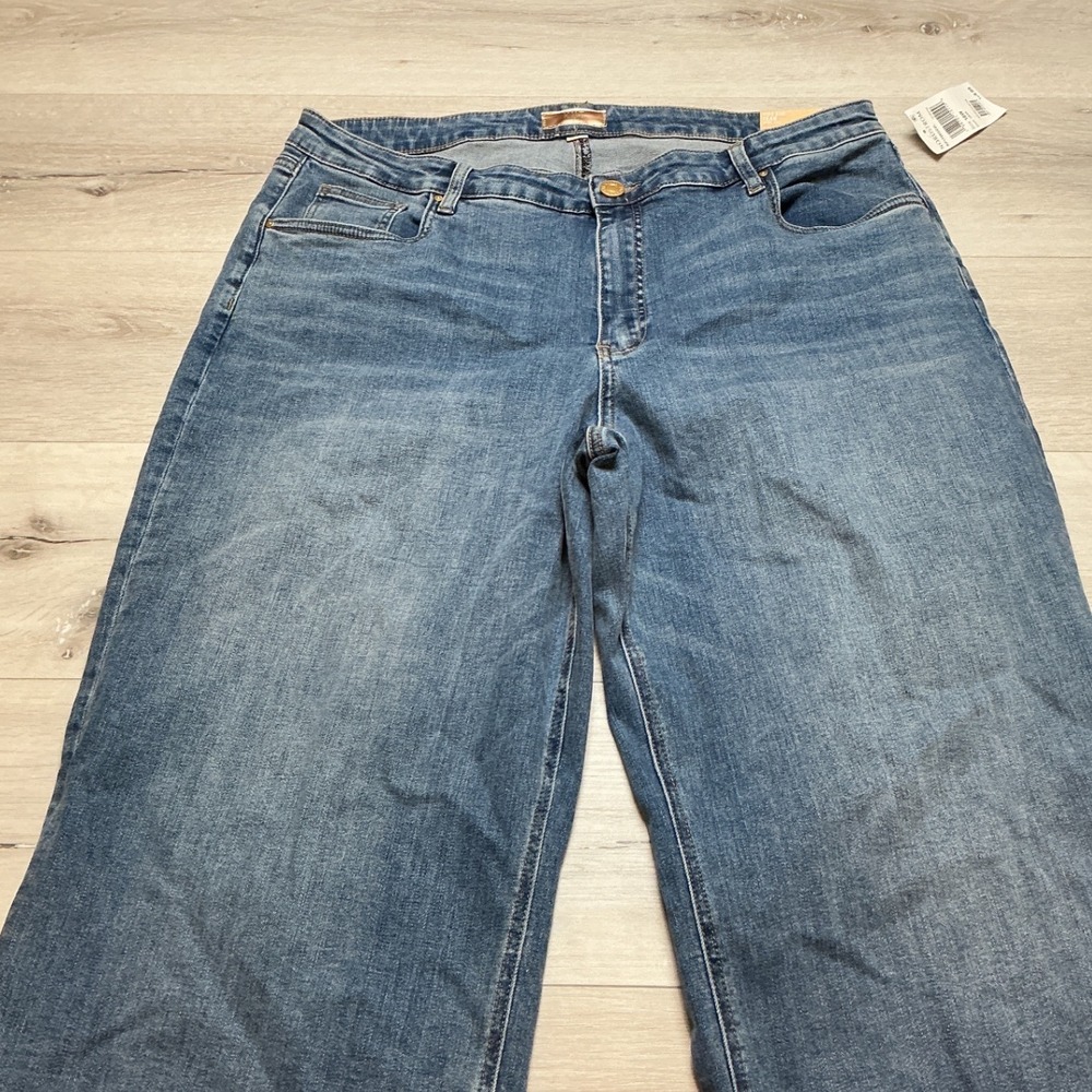 Kut from the Kloth Sienna High Rise Wide Leg Jeans Blue 18W New With Tags - Picture 4 of 9